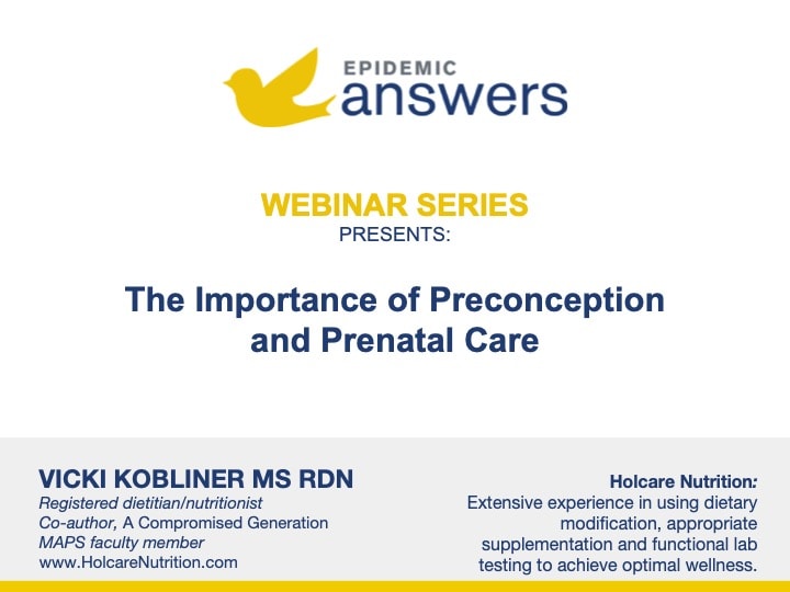 The Importance of Preconception and Prenatal Care