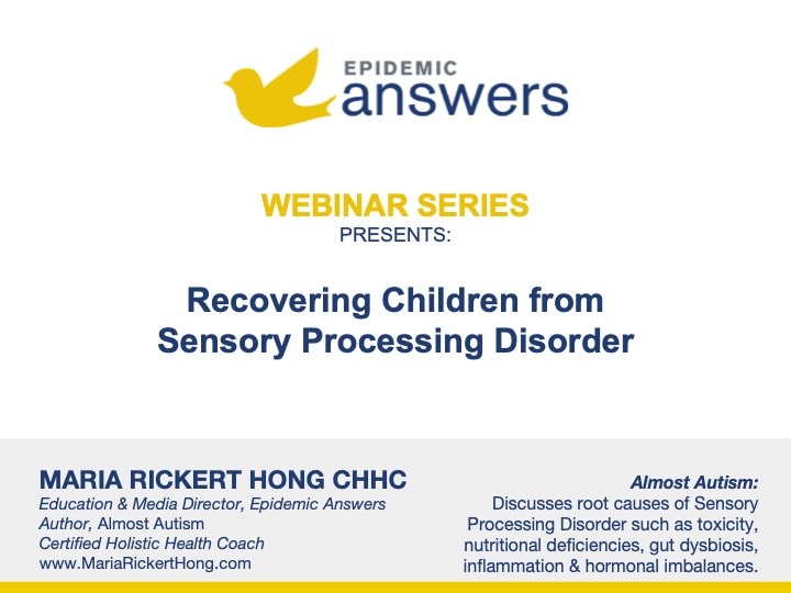 Recovering Children from Sensory Processing Disorder