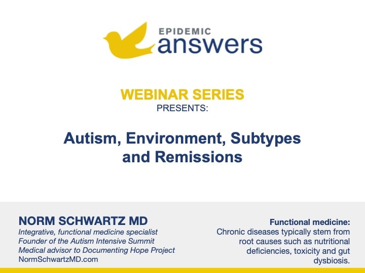 Autism, Environment, Subtypes and Remissions