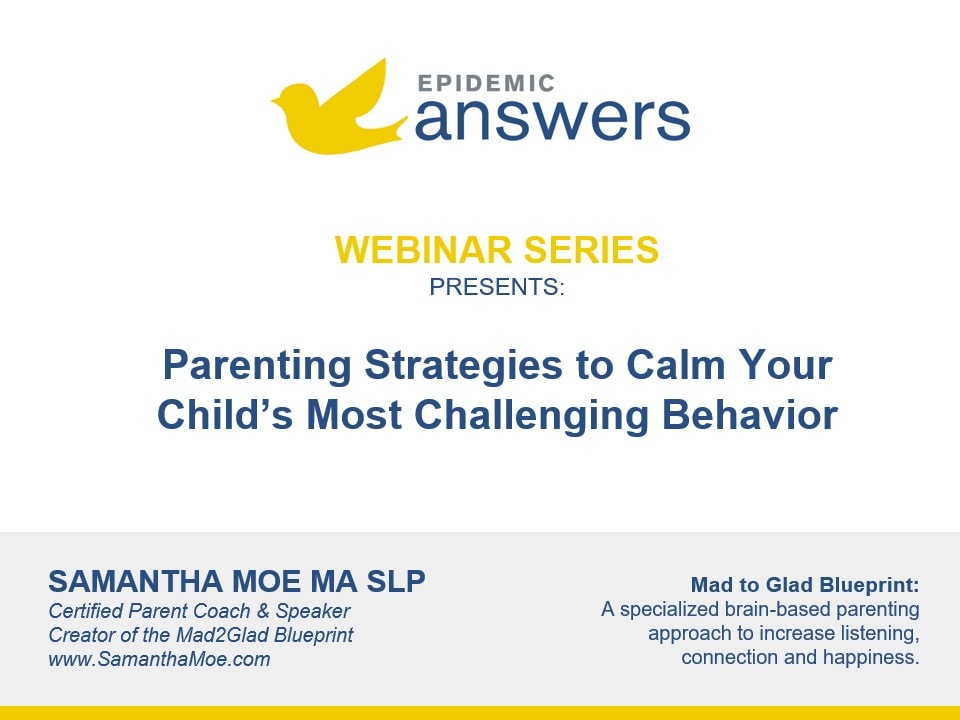 2023-03-29 Parenting Strategies to Calm Your Child’s Most Challenging Behavior with Samantha Moe