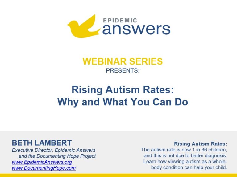 Rising Autism Rates - Why and What You Can Do