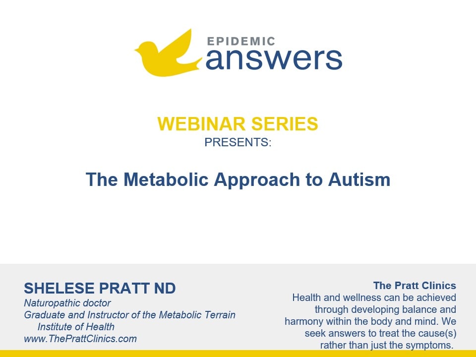 2023-10-25 The Metabolic Approach to Autism with Shelese Pratt ND